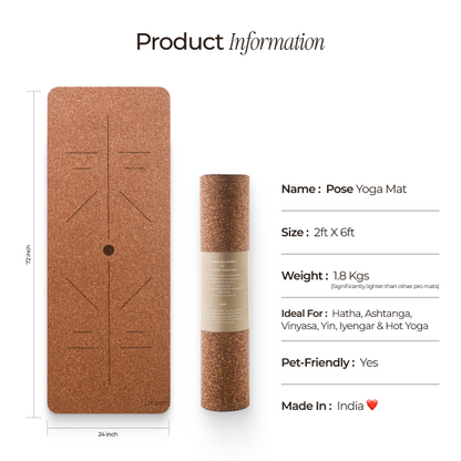 Pose Cork Yoga Mat