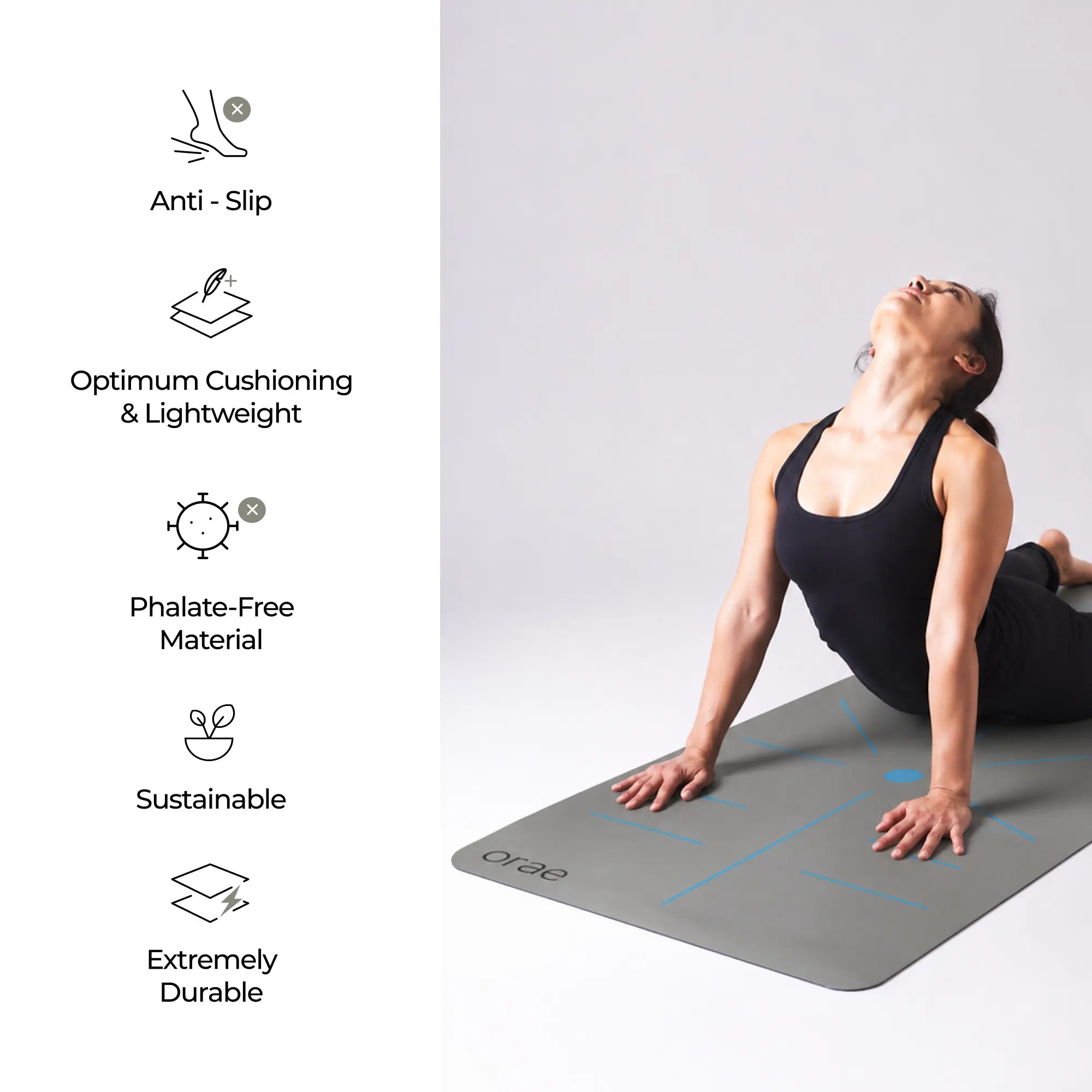 Santorini Rise Rectangle Yoga Mat #color_santorini#shape_rise-rectangle
