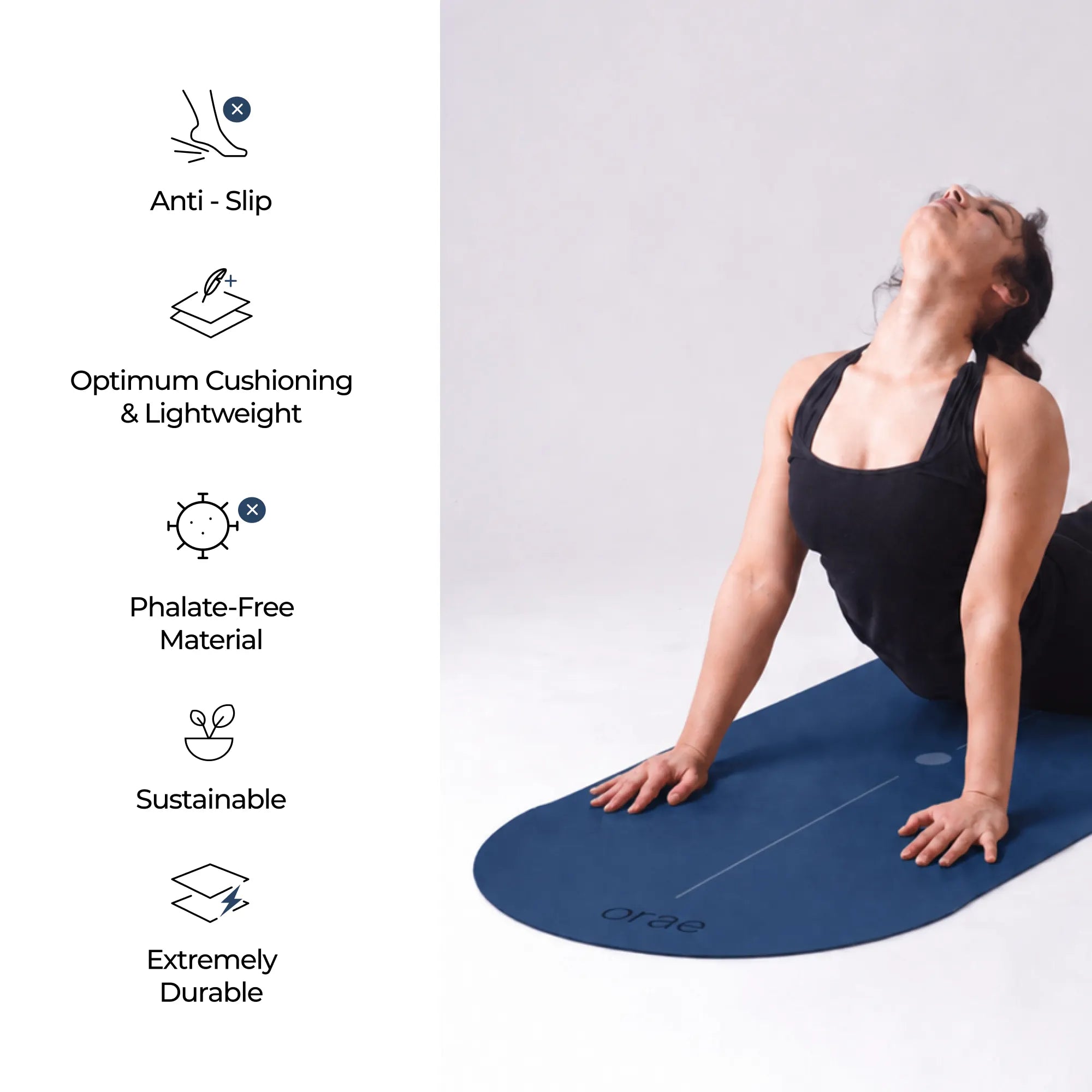 Santorini Sequence Arched Yoga Mat #color_santorini#shape_sequence-arched