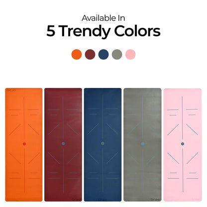Tuscany Rise Rectangle Yoga Mat #color_tuscany#shape_rise-rectangle