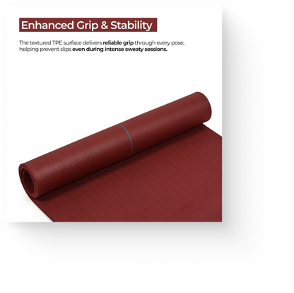 Tuscany Rise Rectangle Yoga Mat #color_tuscany#shape_rise-rectangle