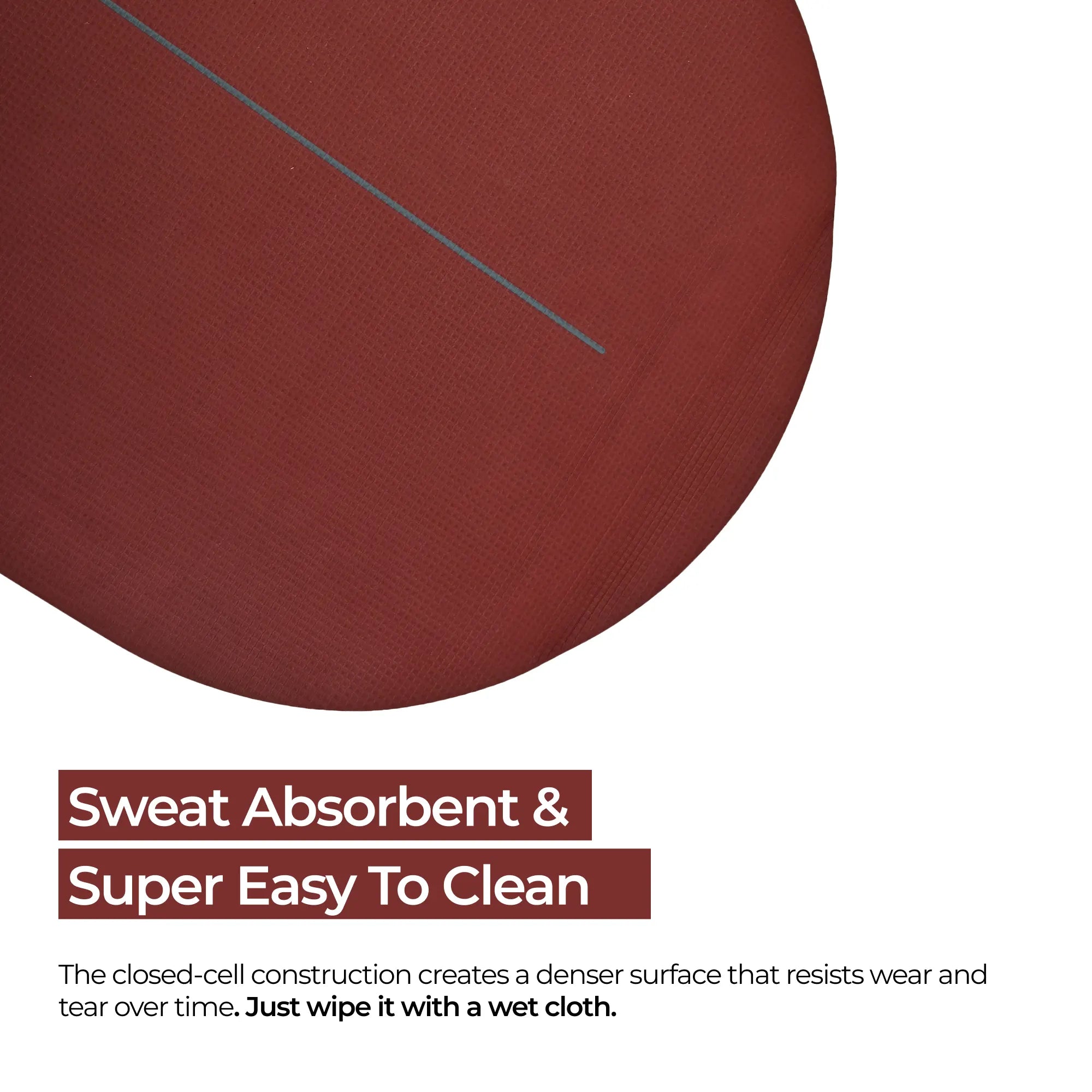 Tuscany Sequence Arched Yoga Mat #color_tuscany#shape_sequence-arched
